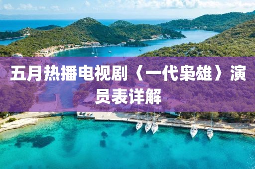 五月热播电视剧〈一代枭雄〉演员表详解