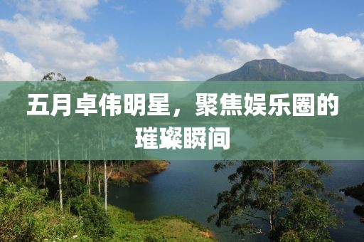 五月卓伟明星，聚焦娱乐圈的璀璨瞬间