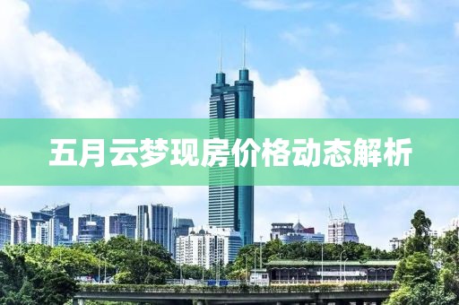 五月云梦现房价格动态解析
