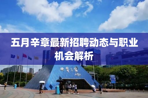 五月辛章最新招聘动态与职业机会解析