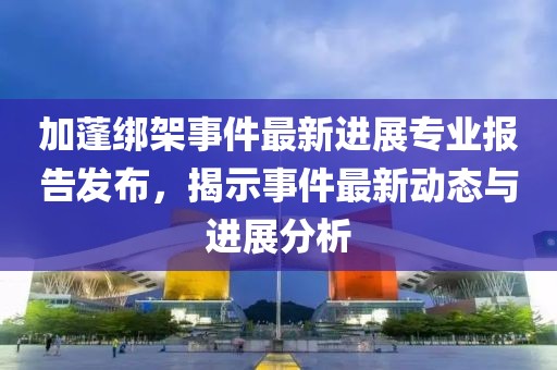 加蓬绑架事件最新进展专业报告发布，揭示事件最新动态与进展分析