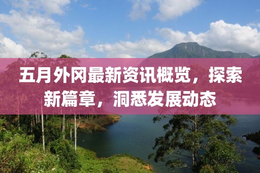 五月外冈最新资讯概览，探索新篇章，洞悉发展动态