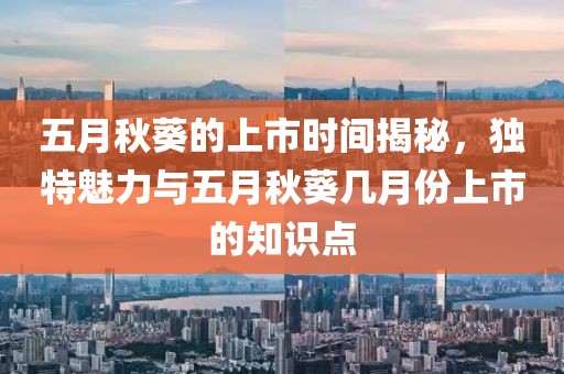 五月秋葵的上市时间揭秘，独特魅力与五月秋葵几月份上市的知识点