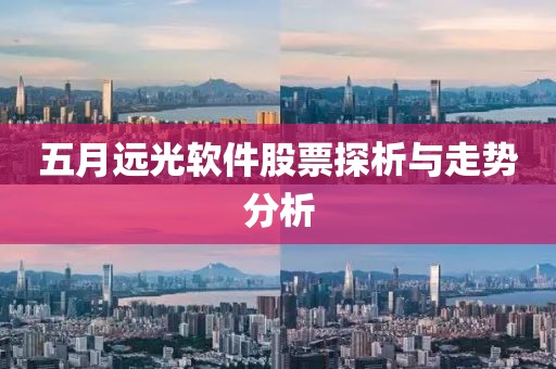 五月远光软件股票探析与走势分析