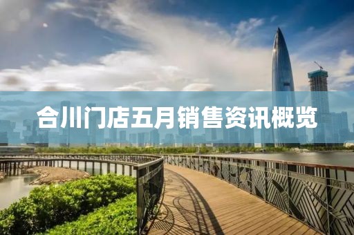 合川门店五月销售资讯概览