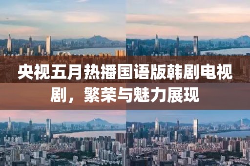 央视五月热播国语版韩剧电视剧，繁荣与魅力展现