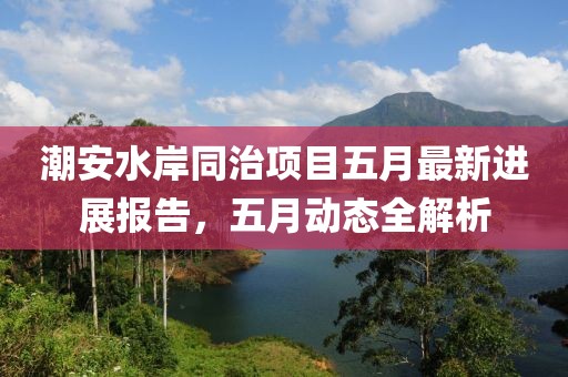 潮安水岸同治项目五月最新进展报告，五月动态全解析