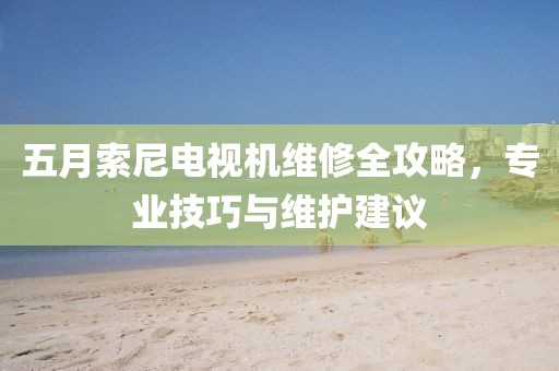 五月索尼电视机维修全攻略，专业技巧与维护建议