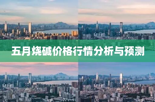 五月烧碱价格行情分析与预测