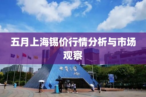 五月上海锡价行情分析与市场观察