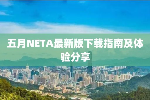 五月NETA最新版下载指南及体验分享