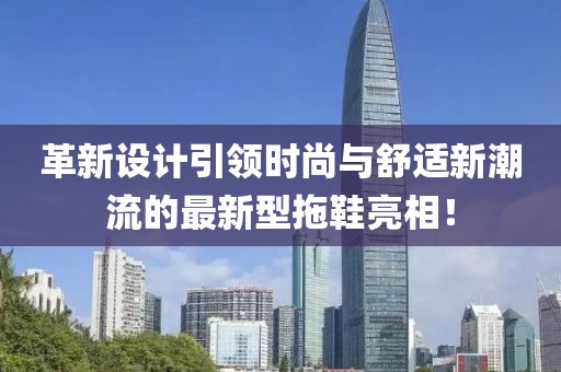 最新型拖鞋