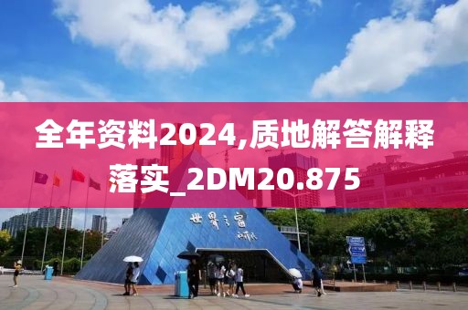 全年资料2024,质地解答解释落实_2DM20.875