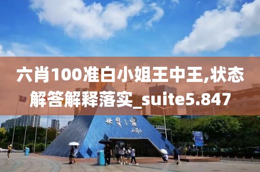 六肖100准白小姐王中王,状态解答解释落实_suite5.847