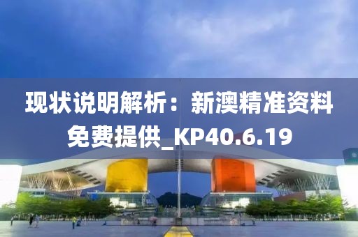 现状说明解析：新澳精准资料免费提供_KP40.6.19