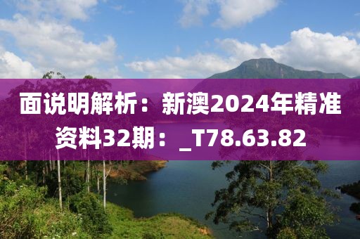 面说明解析：新澳2024年精准资料32期：_T78.63.82