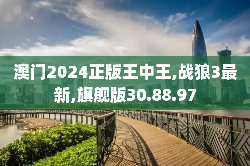澳门2024正版王中王