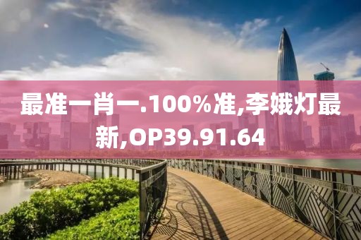 最准一肖一.100%准,李娥灯最新,OP39.91.64