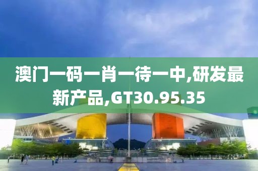 澳门一码一肖一待一中,研发最新产品,GT30.95.35