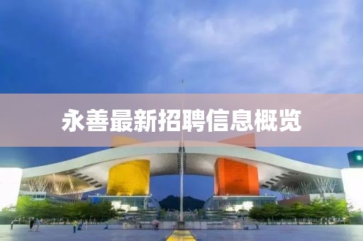 永善最新招聘信息概览