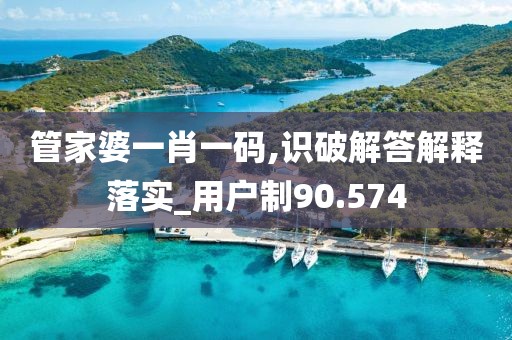 管家婆一肖一码,识破解答解释落实_用户制90.574