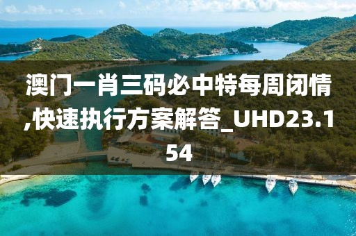 澳门一肖三码必中特每周闭情,快速执行方案解答_UHD23.154