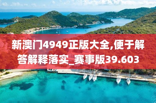 新澳门4949正版大全,便于解答解释落实_赛事版39.603
